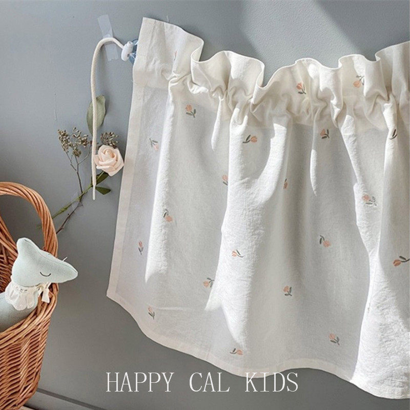 South Korea Children Cherry Olive Tulip Auto Light Shade Side Window Shading Suction Cup Curtain Sunscreen Sunscreen HEAT INSULATION CLOTH CURTAIN