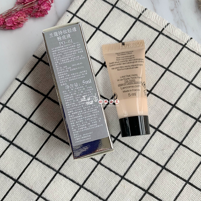 Mẫu trong nước Lancome giữ kem nền trang điểm nhẹ 5ML PO-01 - Nền tảng chất lỏng / Stick Foundation các loại cushion tốt