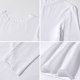 Rolled Edge Slightly Sheer Sun Protection T-Shirt for Women, Long-Sleeved, White, New Autumn and Winter Korean Style, Slim Fit, Layered Elastic Base Shirt for Women ins