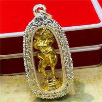 Thailand LP test nine tail necklace jewelry pendant