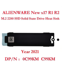 2021 Dell Alienware X17 R1 R2 M 2 PCIE SSD 2280 hard drive heat sink C99KM