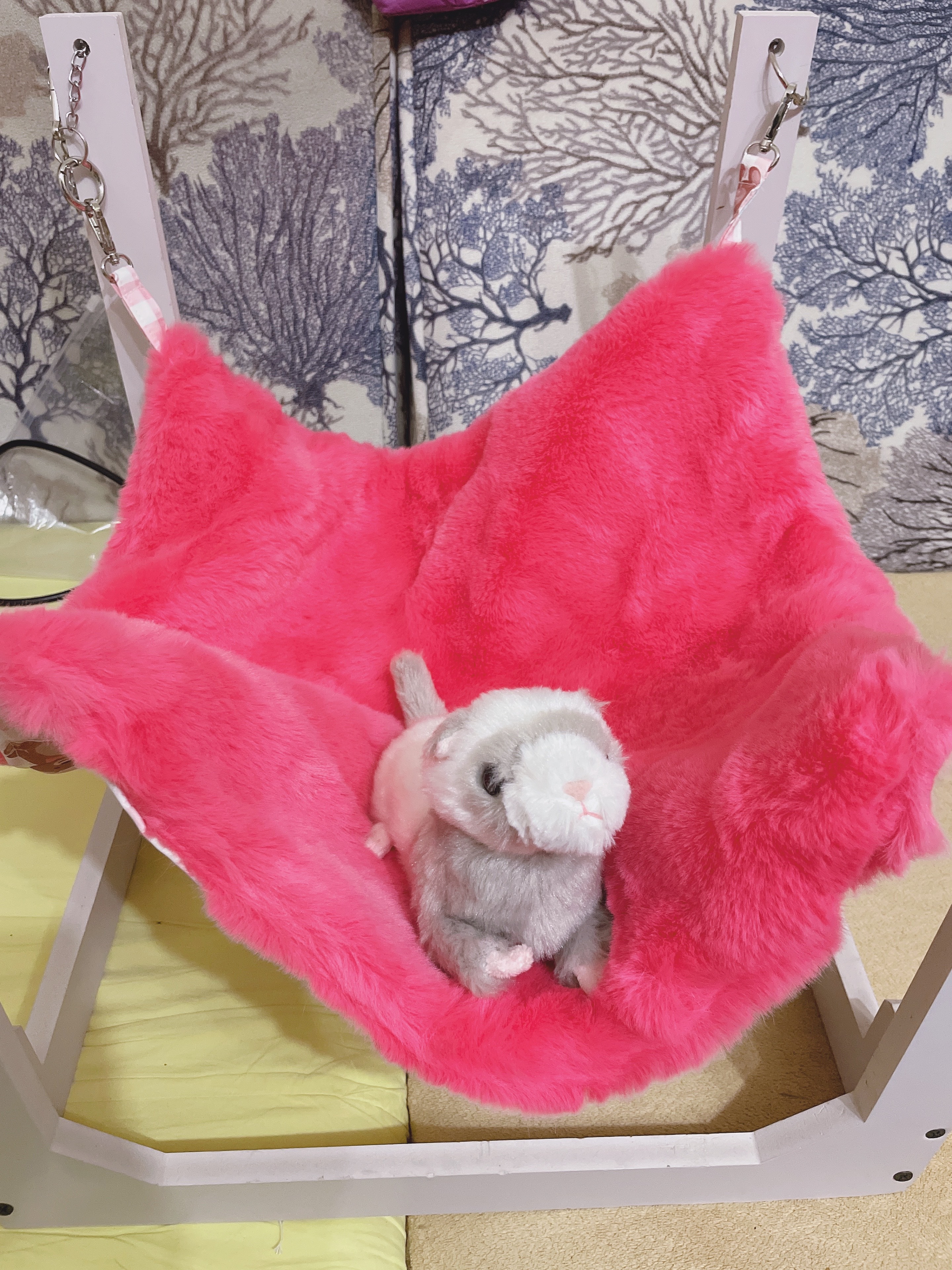 New small pet general product winter thickened rabbit velvet warm flat hammock strong and soft ferret cat rabbit