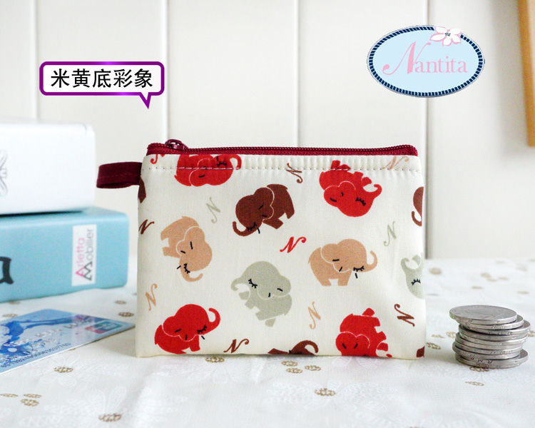 Authentic Bangkok Bangkok nantita Dễ thương Mini Coin Purse Voi Coin Bag Quà tặng gió quốc gia túi cầm tay nam
