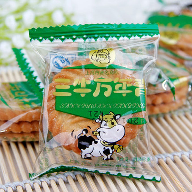 May Shanghai speciality 3 Niu Wan Young Biscuits 1 Catty Onion Oil Crisp Pastry Heart Casual Snacks Bulk