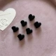Сердце черное 6 шт.