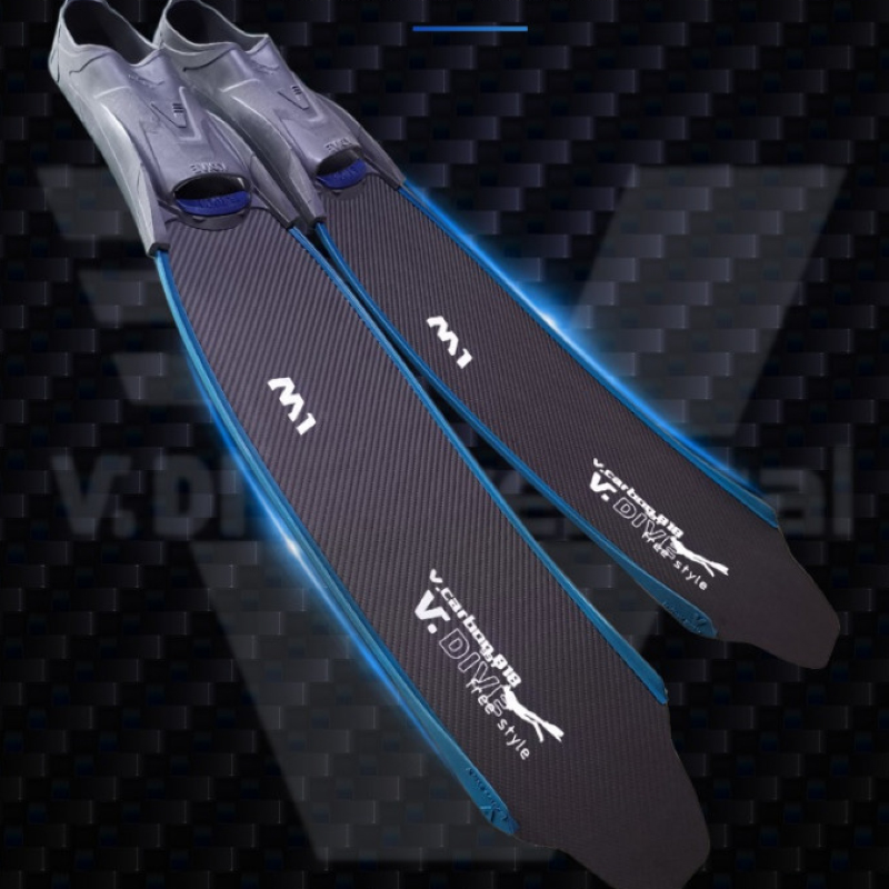 VDIVE F818 specializes in carbon fiber free diving snorkeling deep snorkeling frog shoes