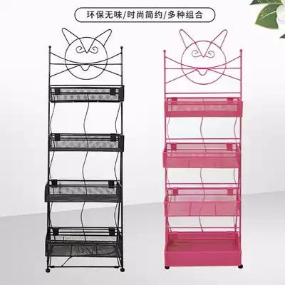Cat-type display rack simple creative multi-layer floor shelf commercial shop display home kitchen shelf
