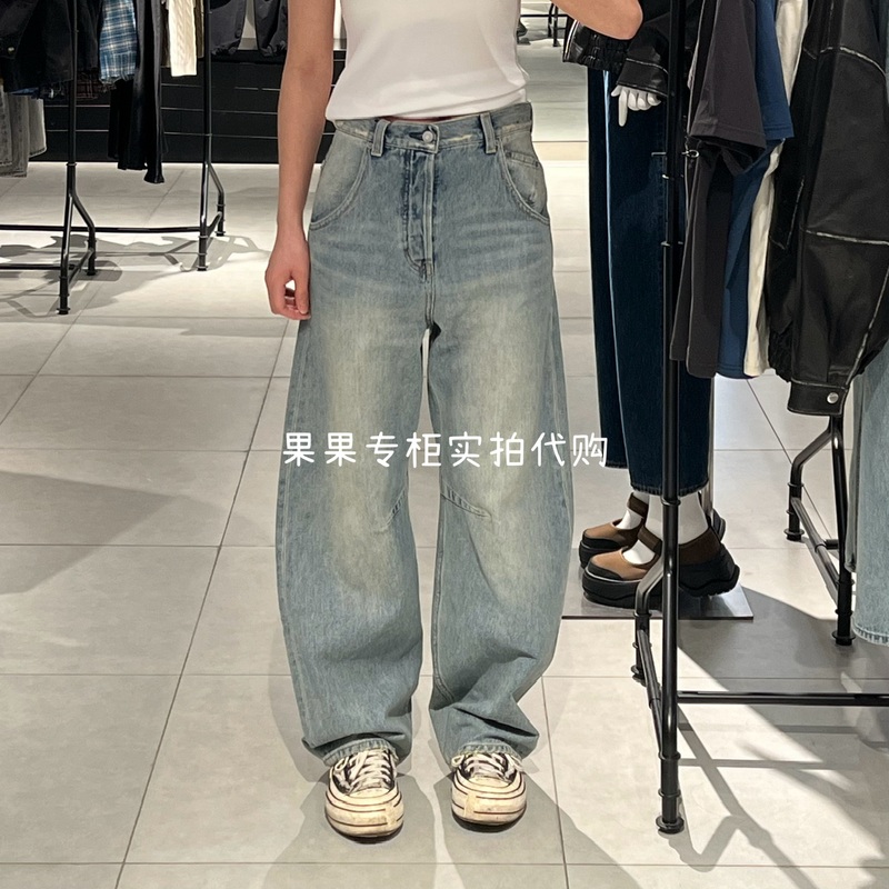 Quick Delivery! Moussy Domestic Store 2025 Spring/Summer Vintage Scimitar Design Jeans 010Iss11-2181