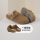 Модные женские туфли Birkenstocks на плоской подошве; сезон весна; новинка 2025 года; повседневные тапочки в стиле ретро; универсальная женская обувь mini 3