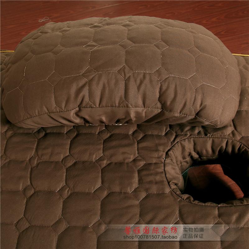 Đi đầu vuông Beauty khăn trải giường denim bedspread thể được tùy chỉnh massage cơ thể chống nhăn da thân thiện với bedspread bông - Trang bị tấm tìm mua ga phủ giường spa