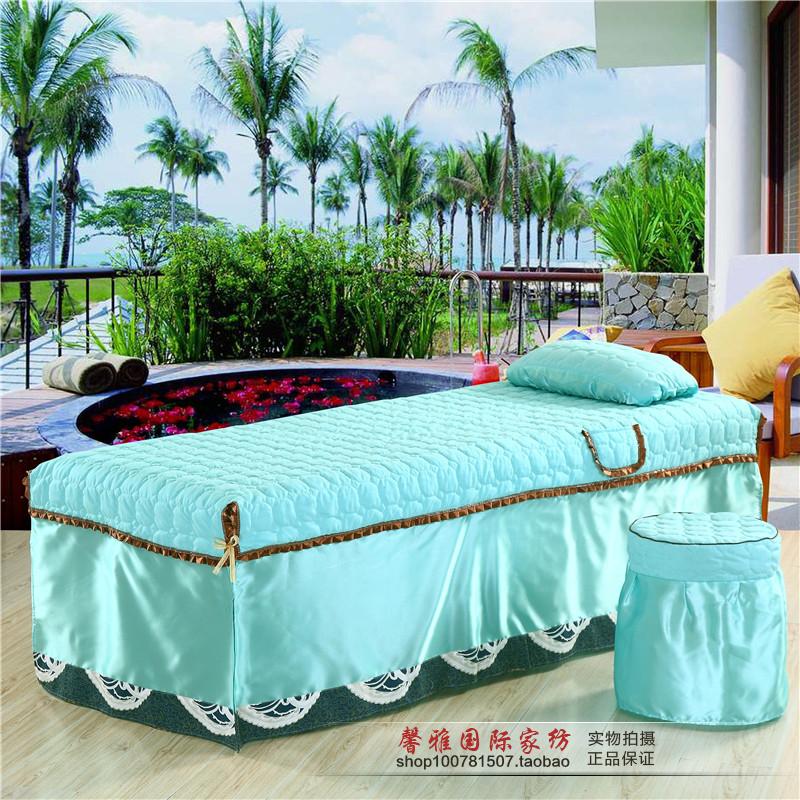 Vẻ đẹp trải giường bốn bộ của bông rửa sạch bông cotton chà nhám vẻ đẹp salon massage cơ thể trải giường