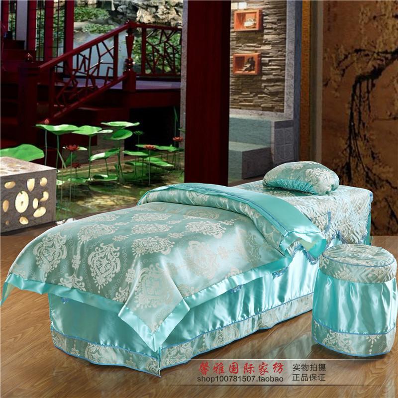 Vẻ đẹp trải giường bốn bộ của bông rửa sạch bông cotton chà nhám vẻ đẹp salon massage cơ thể trải giường