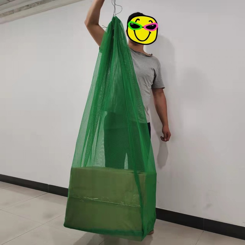 Portable mini small simple fish care convenient fish net bag small net pocket small nylon braided stream pot belly