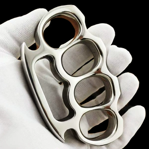 Утолщенный палец из нержавеющей стали 304, тигр, EDC, тактический, четыре пальца, тигр, боксерские перчатки из чистой стали, ручная скобка, оружие для самообороны, оконный выключатель