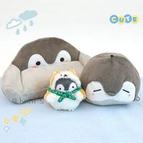 Hani Penguin warm house and sofa Penguin home creative storage bag cartoon pendant Soft cute ornaments hand-made
