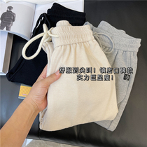 Town store word-of-mouth version Zhisheng ~ high waist slim pants loose and comfortable leg elastic waist casual pants autumn