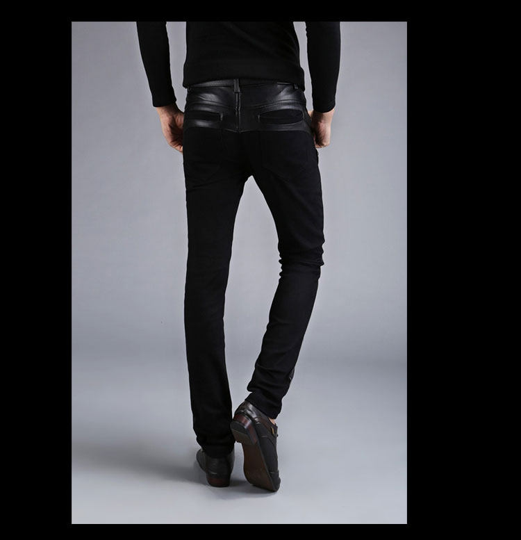 Pantalon cuir homme serré pour hiver - Ref 1489117 Image 13