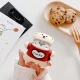 【AirPods1/2 Универсальная защитная крышка】 Красная одежда Белый медведь