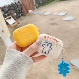Ins⌒ Sand R r irpods устанавливает Airpods2 Ping  блокировка клея Airpodspro Wireless Bluetooth 3 One irpods Pro Soft 莍 стручки