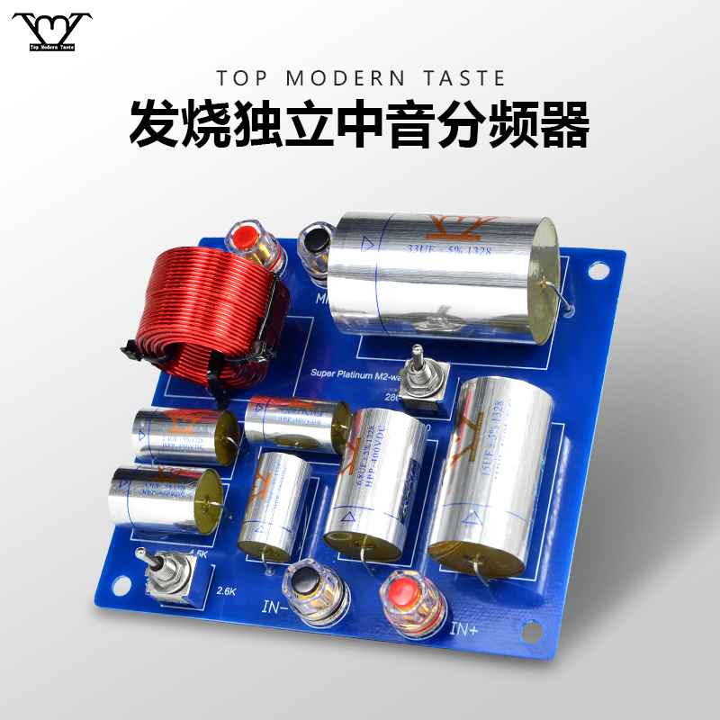 Tmt Advanced Crossover with Independent Midrange, Adjustable Crossover Point, Hifi Speaker, Audiophile-Grade Home Audio