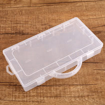 Large portable no-insert empty box storage box hardware accessories electronic components beaded fishing gear induction storage box