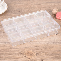 Large 12-gram high transparent PS plastic storage box thickened display box hardware accessories accessories storage box
