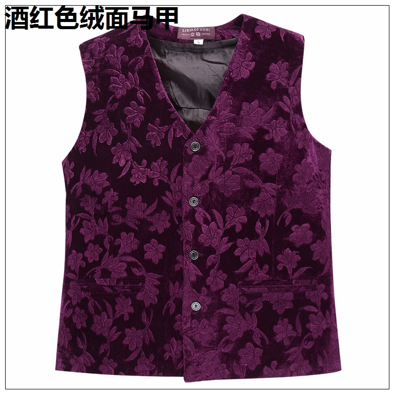 Phụ nữ trung niên áo ghi lê bà già bà già mùa thu và mùa đông dày áo ghi lê để tăng chất béo cardigan vest không tay vest bộ vest nữ