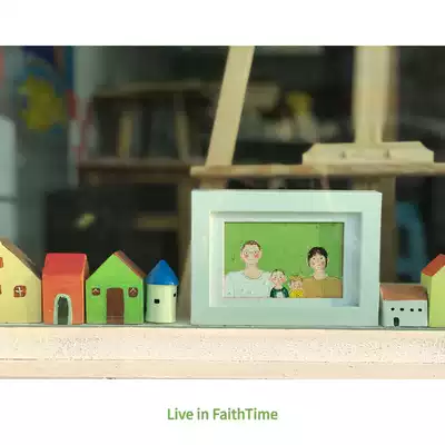 FaithTime hand-painted oil stick painting character custom painting