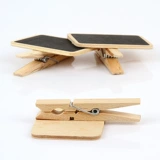 Новые канцелярские товары маленькие черные доски Деревянный клип/много -функциональная метка, зажима, зажигание, студенты, оптовые