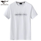 Septwolves, Tide, мужская летняя трендовая футболка с коротким рукавом с круглым воротником