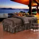 Đặc biệt vẻ đẹp bedspread thư mục bông hoa denim massage làm đẹp chuyên nghiệp có thể được tùy chỉnh - Trang bị tấm ga trải giường spa đẹp