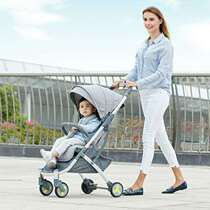 Millet bebehoo baby stroller light and easy folding children can sit and lie baby one-handed opening and closing belt shock absorption