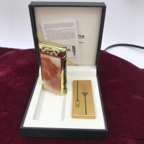 Jade windproof electronic lighter creative mini personality retro USB charging cigarette lighter elder business gift