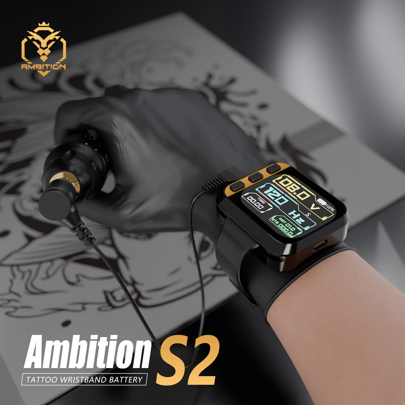 Rca Interface Tattoo Power Supply Portable Tattoo Power Supply Professional Tattoo Watch Billing Pulse Energy Tattoo Watch