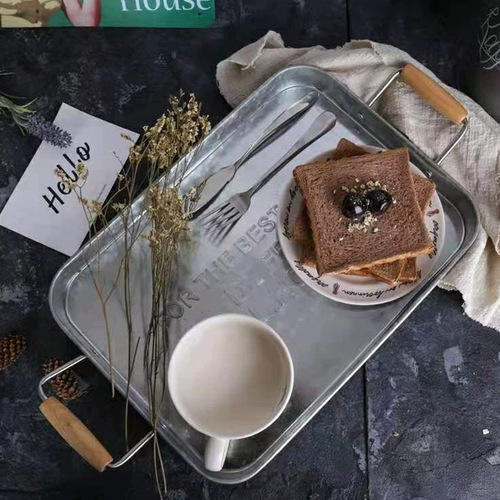 Baozakka Massachway Iron Double -Har Card Piccut завтрак для завтрака на завтрак днем ​​Camellia Camer Retro Storag
