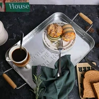 Baozakka Massachway Iron Double -Har Card Piccut завтрак для завтрака на завтрак днем ​​Camellia Camer Retro Storag