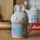 (Трехмерная крышка головки клубничного кролика чашка) 8*Высота 16 см.