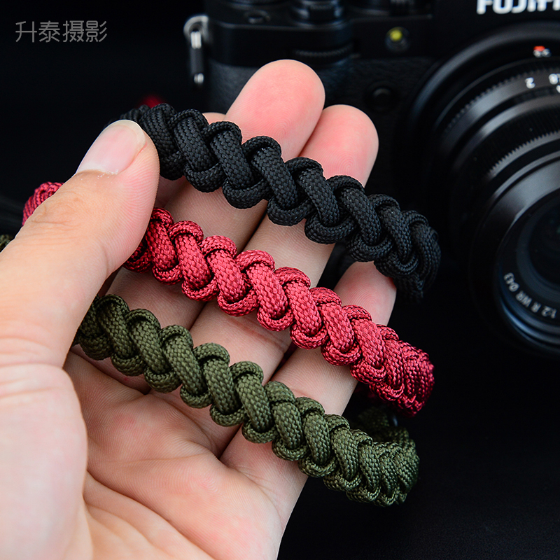 New 8 colors original hand woven rope SLR camera wrist Digital Micro SLR camera hand rope Lanyard wrist