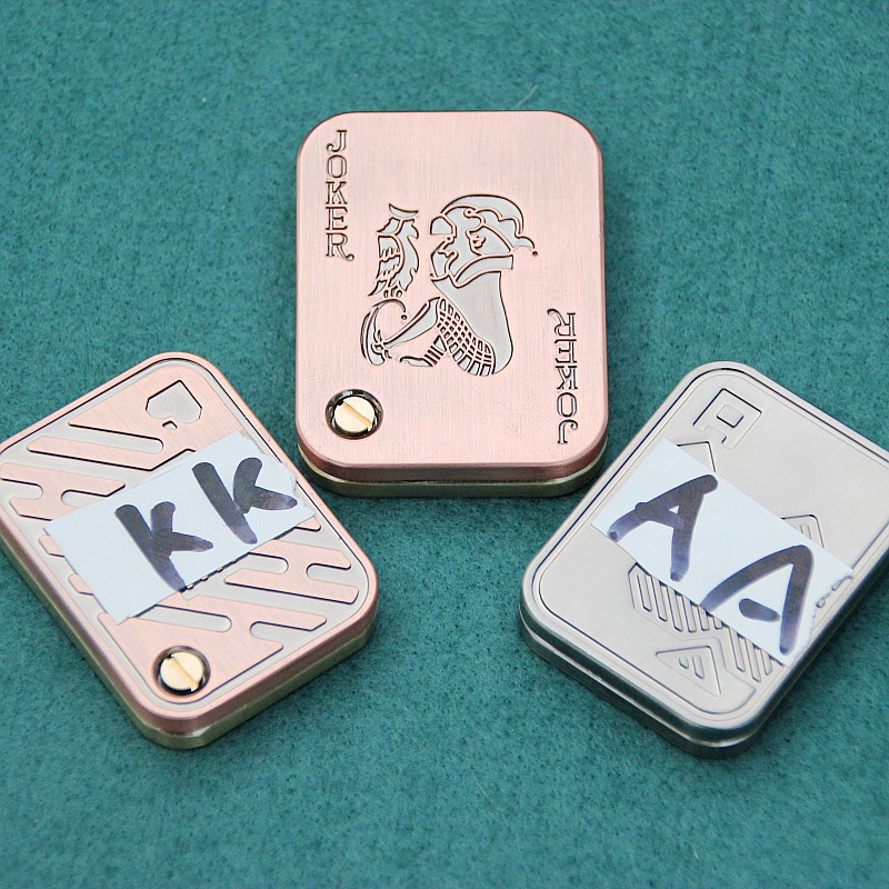 Spot metal sound wave push brand pop coin zinc alloy edc magnetic fingertip decompression artifact student boy toy