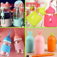 Nhiều loại cốc thủy tinh sáng tạo tùy chọn cho nam và nữ bộ lọc cầm tay tách trà sáng tạo cốc dễ thương có nắp - Tách cốc uống nước đẹp
