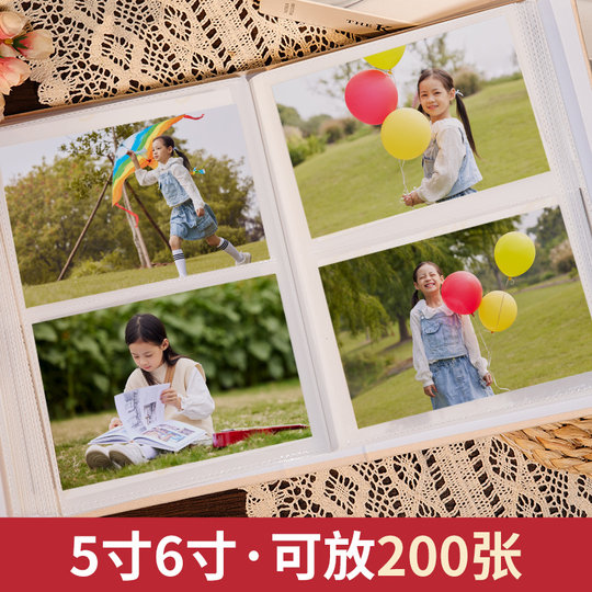 Children's growth record album commemorative album large-capacity 56-inch photo album family photo storage album photo album six