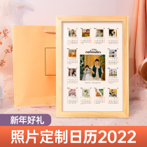 2022 Calendar Custom Photo Shaw Battle Desk Calendar Making Diy Creative Personality Gift Giving Objects Couple Remembrance