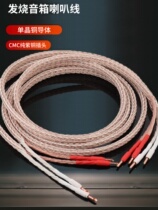 12TC single crystal copper fever speaker cable speaker cable fever grade hifi audio cable main speaker cable bi-wire split