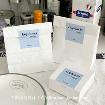 Customized self-adhesive sealing stickers decorative baking dessert stickers creative design packaging stickers rula mixed style