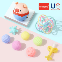 kissbaby baby touch ball Baby Manhattan hand grip ball Puzzle early education perception grip training toy