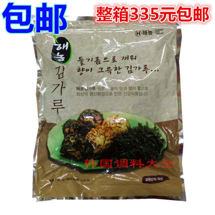 South Korea imported Hainong SEAWEED shredded seaweed shredded SEAWEED SEAWEED bibimbap edible 400G