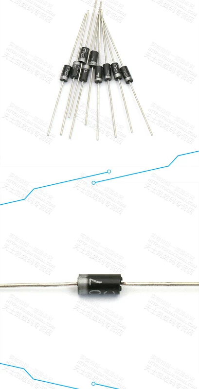 Diode chỉnh lưu phục hồi nhanh FR107 DO-41 plug-in 1A/1000V (50 chiếc)