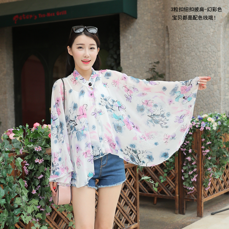 Kem chống nắng voan áo bat tay áo áo choàng nữ mùa hè du lịch xe đạp hoang dã gấp mũ lớn bìa mặt ren nón mặt trời các kiểu áo sơ mi nữ de thương