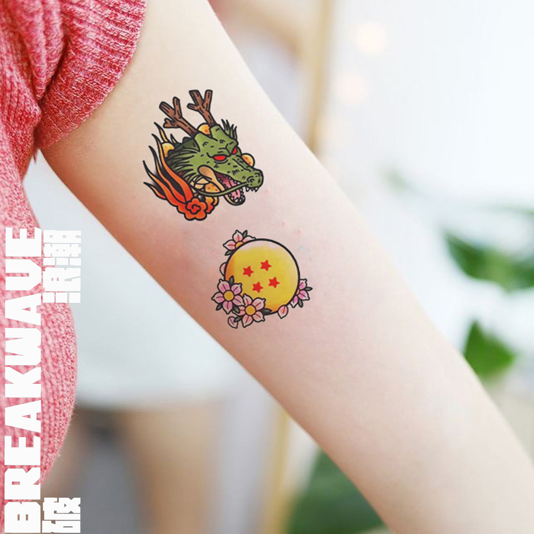 Breaking wave ordinary money tattooed with dragon Everest wind small picture Cartoon oldschool Wind and Europe and Europe Cartoon Secondary Meta