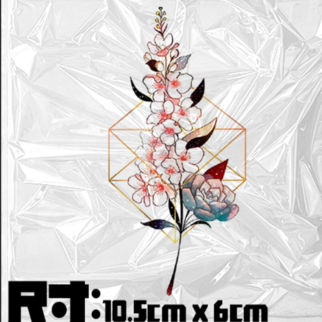 Breaking the tide ordinary tattoo stickers small fresh style ins wind collarbone sexy girl hot girl net red with the same style